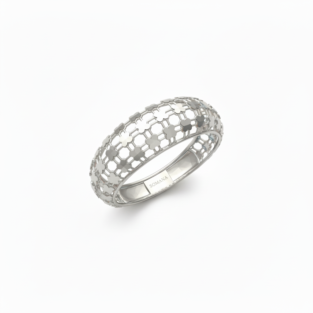 Quatrefoil Dome Ring