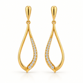 Render of the referenced gold and diamond earrings