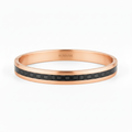 Rose Gold Carbon Fiber Bangle