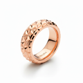 SOMANA Diamond-Cut Rose Gold Ring