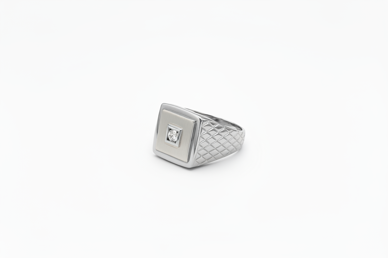 The Lattice Signet – White Gold Regenerated
