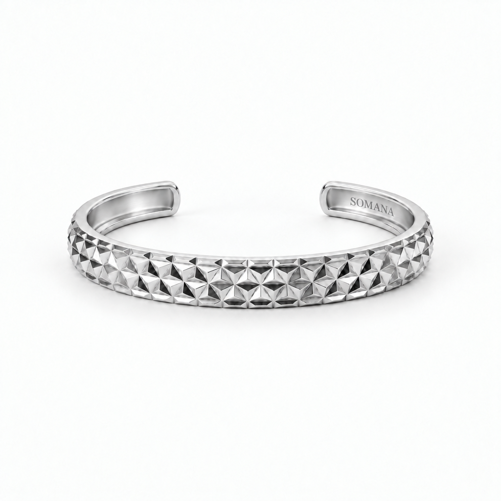 White-gold SOMANA cuff